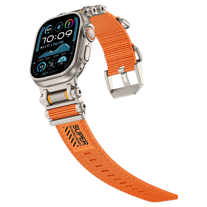 Artisan Braided Nylon & Stainless Steel Gear of Fate Band for iWatch