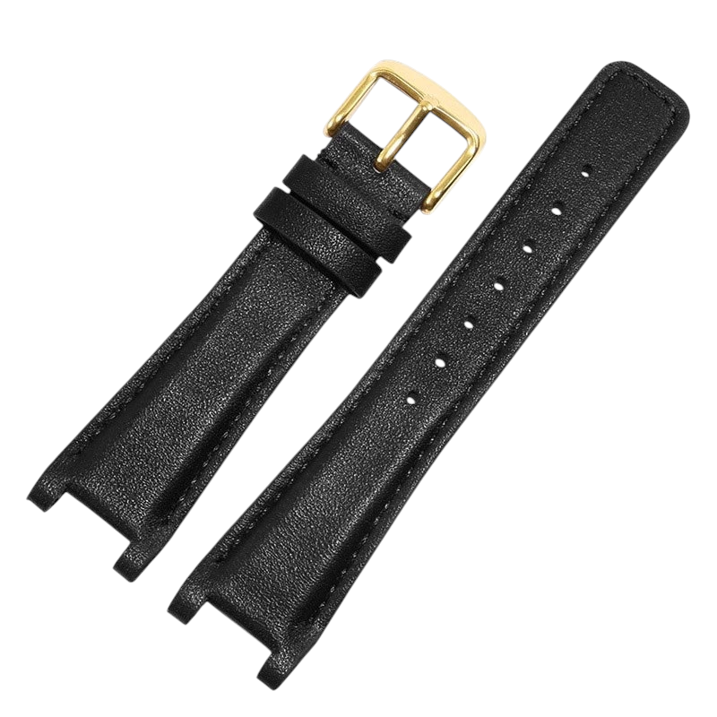 White Smoke Replacement Strap for Gucci GC YA1332 - 1333 - 1335 Series - Notched Interface Artisan Genuine Leather - Aethelgard Atelier
