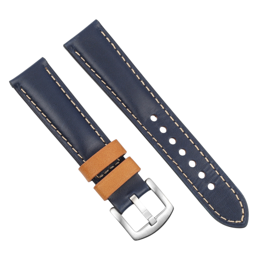 White Smoke Handmade Premium Matte Nubuck Black Watch Strap for Rolex, Omega, Seiko, IWC, Tudor, Hamilton, Cartier, Panerai, Patek Philippe, Breitling - Stitched Urban Minimalist Edition - 18mm 20mm 22mm 24mm 26mm - Aethelgard