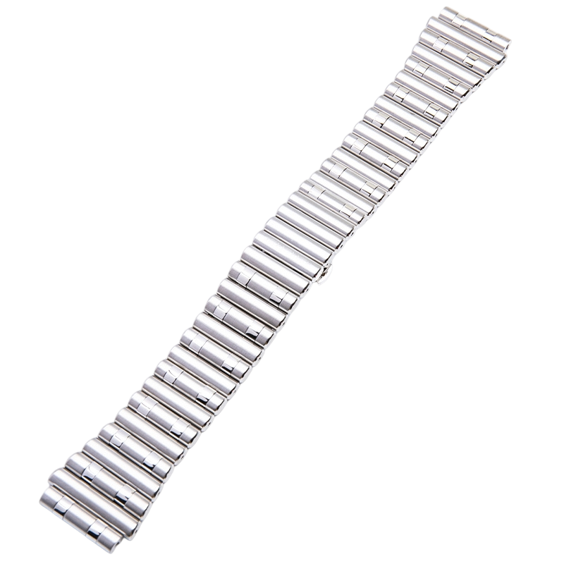 White Smoke Replacement Strap for Breitling Chronomat B01 - AB01343A1 - AB013410 - Solid Link Pilot-Style Stainless Steel - Aethelgard Atelier