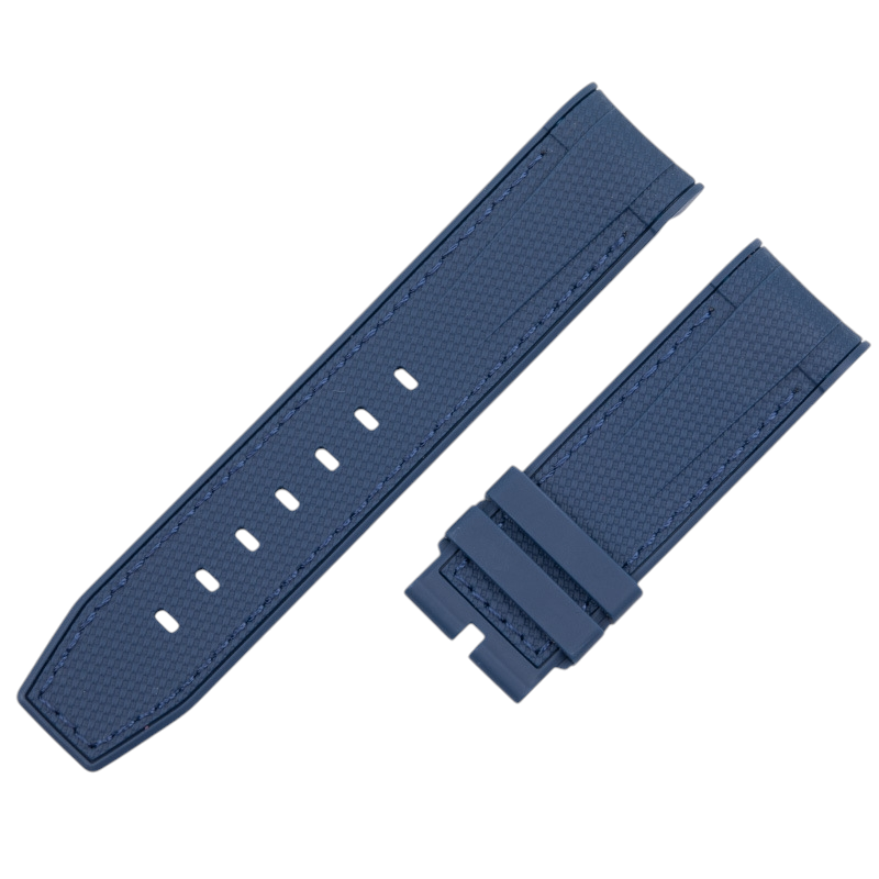 White Smoke Replacement Strap for Tudor Heritage Black Bay Bronze M79250 - Soft-Touch Liquid Silicone Rubber - Aethelgard Atelier