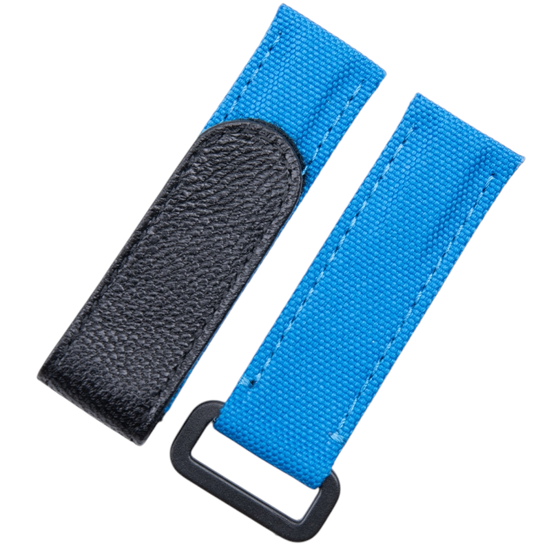White Smoke Replacement Strap for Universal Rolex - Omega - Tudor Heritage Military - Tactical Nylon Weave with Velcro Closure - Aethelgard