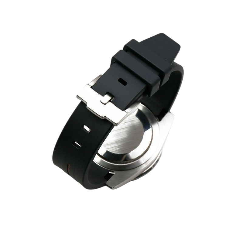 White Smoke Replacement Strap for Rolex Submariner - Sea-Dweller - GMT 20mm-21mm - High-Density Performance Silicone Rubber - Aethelgard Atelier
