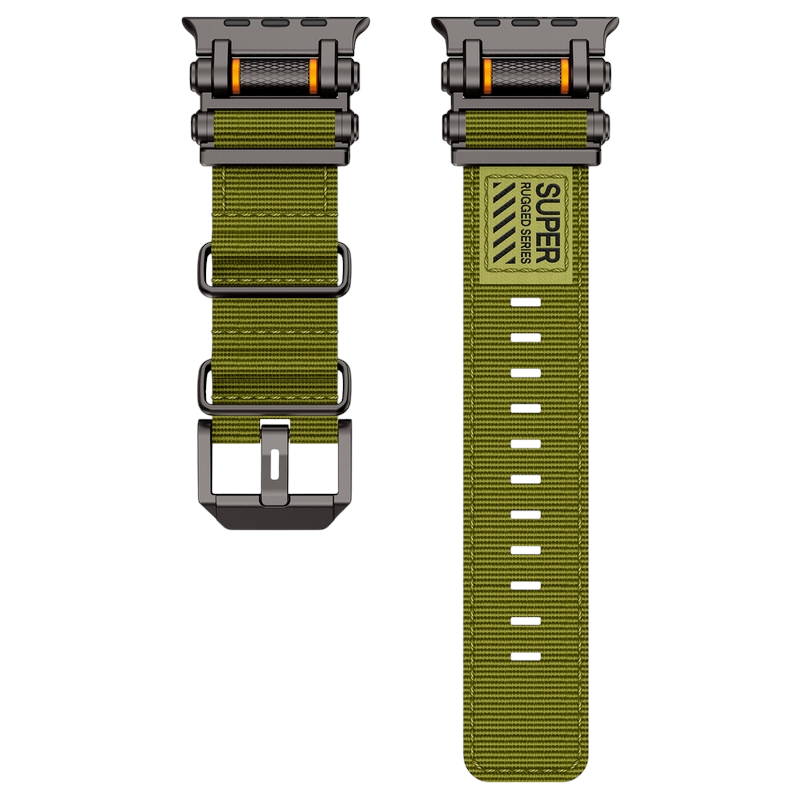 Artisan Braided Nylon & Stainless Steel Gear of Fate Band for iWatch