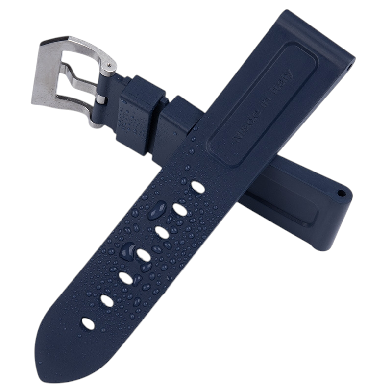 White Smoke Replacement Strap for Panerai Luminor - Submersible PAM441 - PAM111 - FKM Rubber - Aethelgard