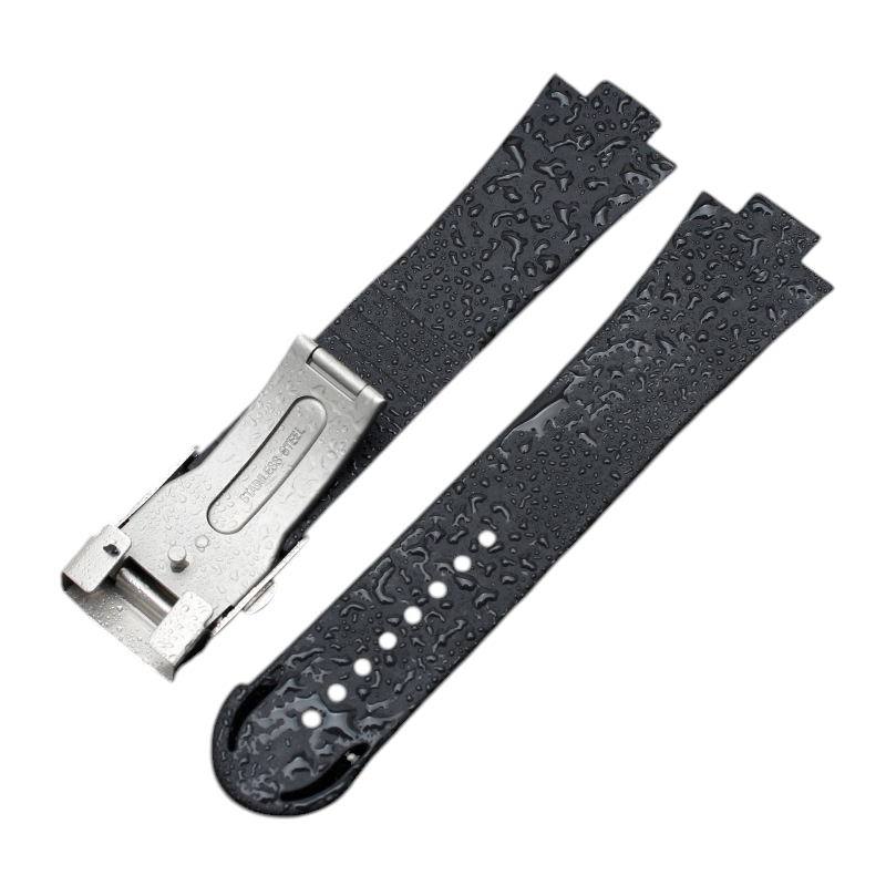White Smoke Replacement Strap for Oris Divers 7730-Williams Racing 7740 - Specialized Convex Interface Silicone - Aethelgard