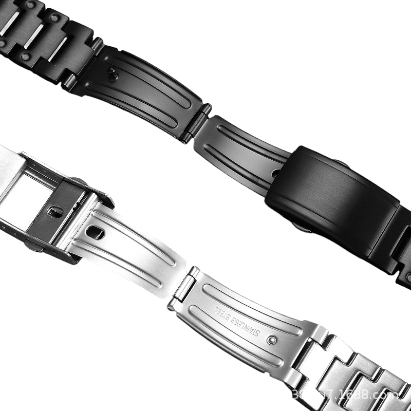 White Smoke Replacement Steel Strap for Casio G-SHOCK DW-H5600-DW-5600MB Square Series - High-Density 316L Stainless Steel Mod - Aethelgard