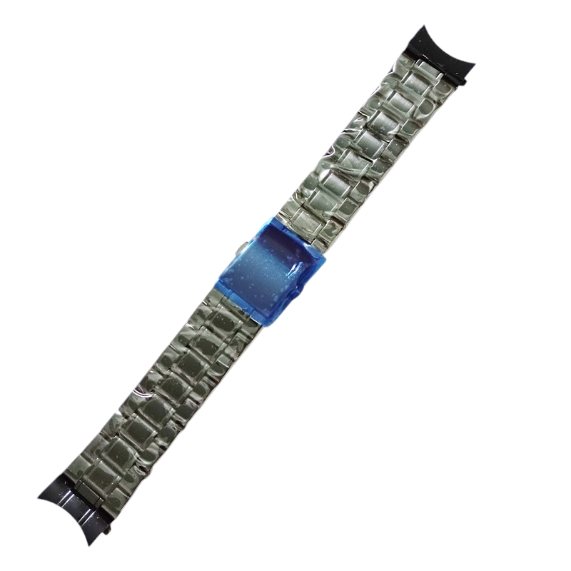 White Smoke Replacement Strap for Rolex-Tudor-Seiko Classic 5-Link Hollow-Segment Series - Lightweight High-Tensile Stainless Steel - Aethelgard