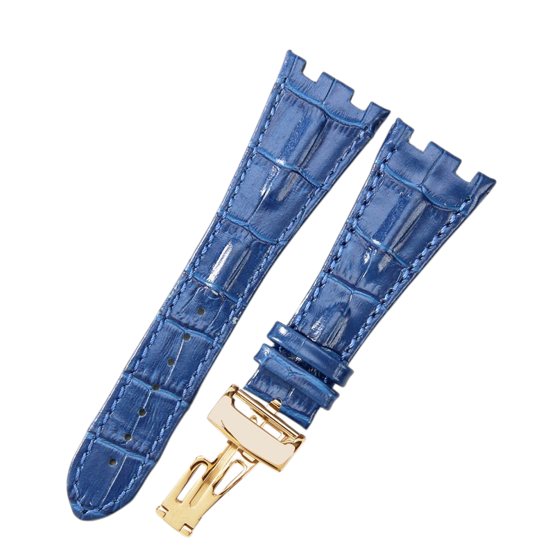 White Smoke Replacement Strap for Audemars Piguet Royal Oak Offshore 15710 - 15703 - 26470 - Premium Full-Grain Performance Leather - Aethelgard Atelier