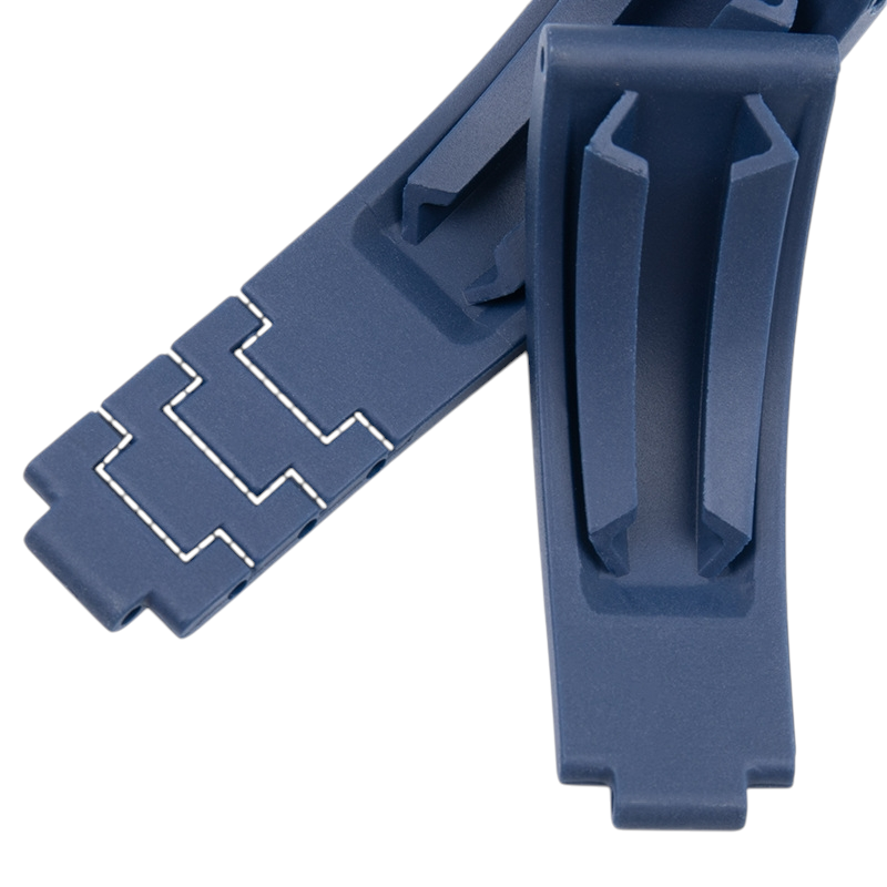 White Smoke Replacement Strap for Rolex Submariner - Daytona - Explorer - Datejust - Premium Curved-End Vulcanized Rubber - Aethelgard
