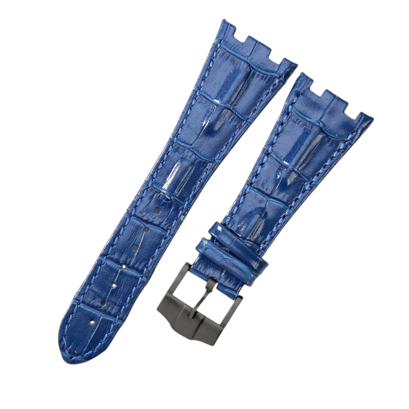 White Smoke Replacement Strap for Audemars Piguet Royal Oak Offshore 15710 - 15703 - 26470 - Premium Full-Grain Performance Leather - Aethelgard Atelier