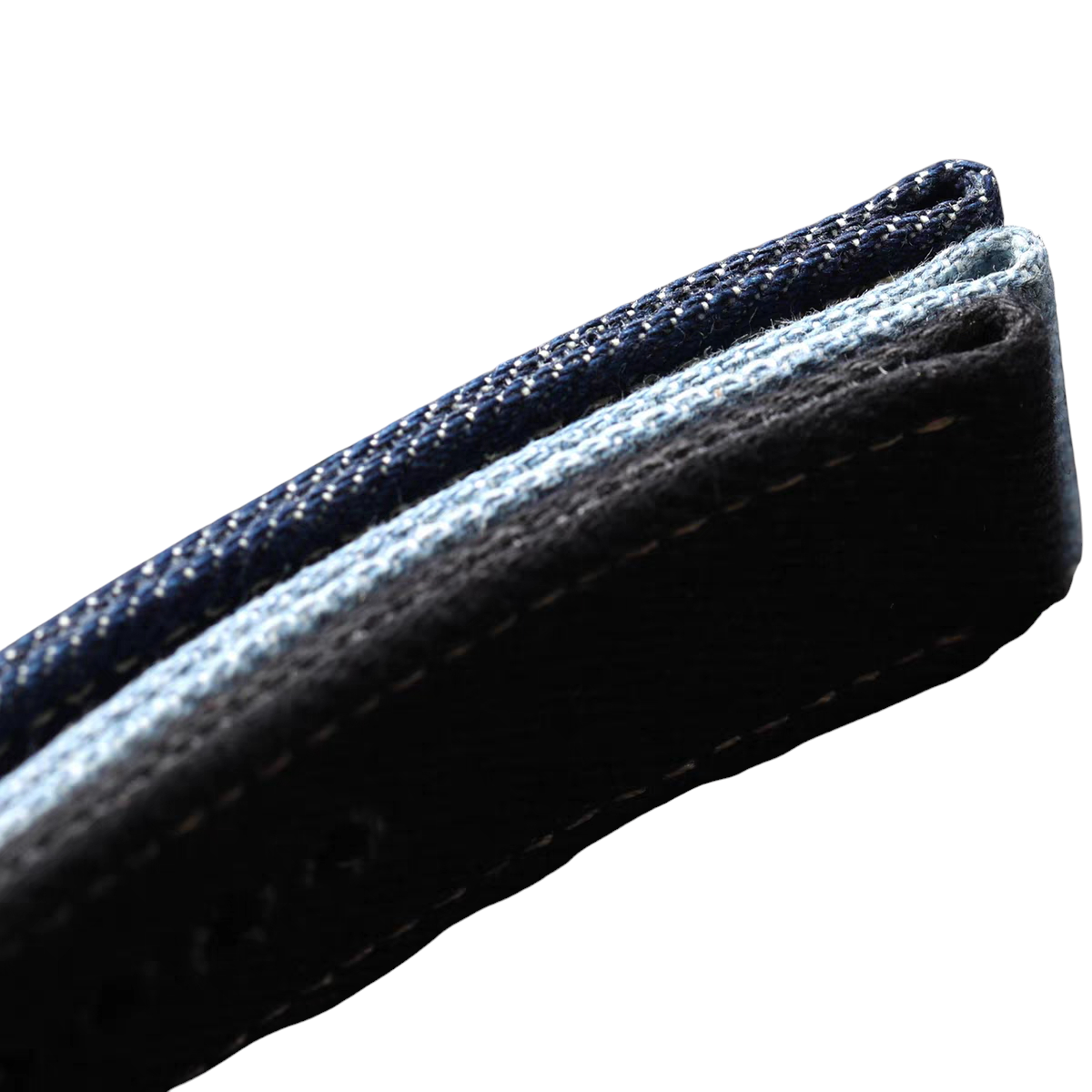 White Smoke Handmade Japanese Okayama Denim Canvas Watch Strap for Rolex, Omega, Panerai, IWC, Tudor, Seiko, Hamilton, Patek Philippe, Breitling, Citizen - Loom-Woven Tactical Series - 18mm 20mm 22mm 24mm - Aethelgard
