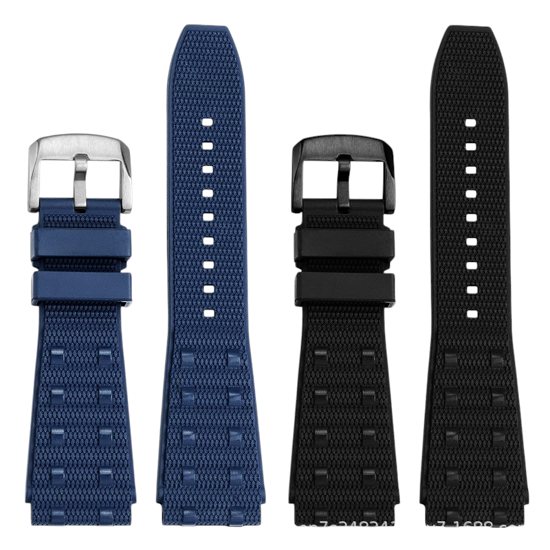 White Smoke Replacement Strap for Breitling Chronomat AB01-Superocean-Avenger - Dust-Proof High-Grade FKM Rubber - Aethelgard