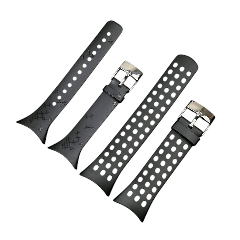 White Smoke Replacement Strap for Suunto M Series M1-M2-M4-M5 - Waterproof Outdoor Active Polymer - Aethelgard Atelier