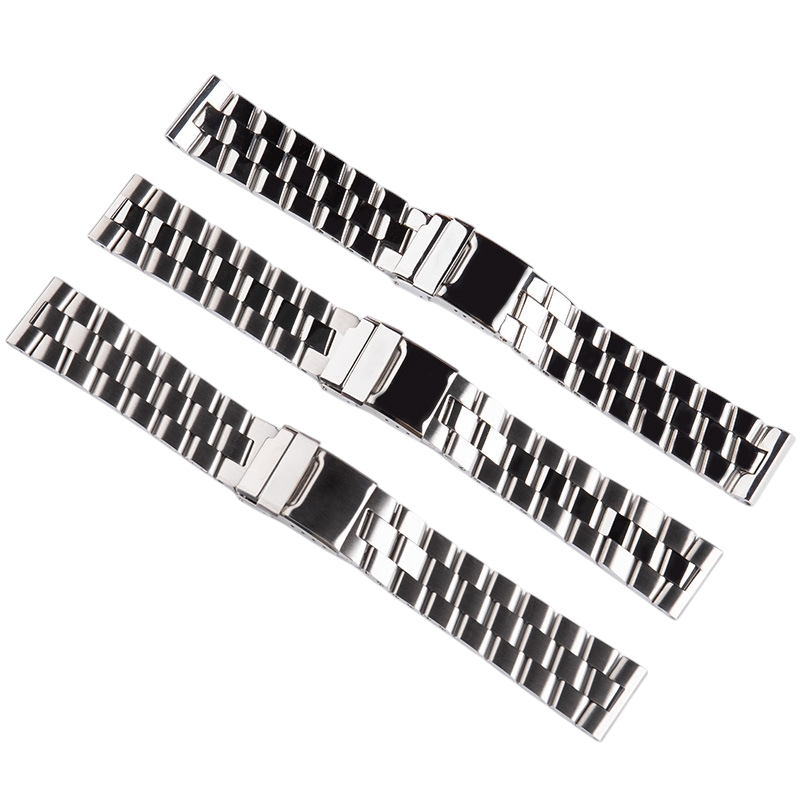 White Smoke Replacement Strap for Breitling Navitimer - Avenger - Blackbird Blacksteel - 316L Solid Marine Grade Stainless Steel - Aethelgard Atelier