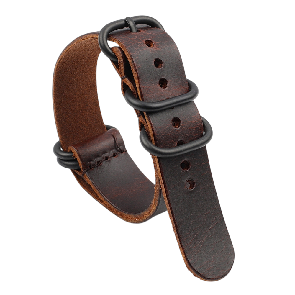 White Smoke Handmade Cracked Earth Distressed Strap for Rolex, Omega, Seiko, IWC, Tudor, Hamilton, Cartier, Panerai, Breitling, Patek Philippe - Single-Pass Tactical Long Strap - 18mm 20mm 22mm 24mm - Aethelgard