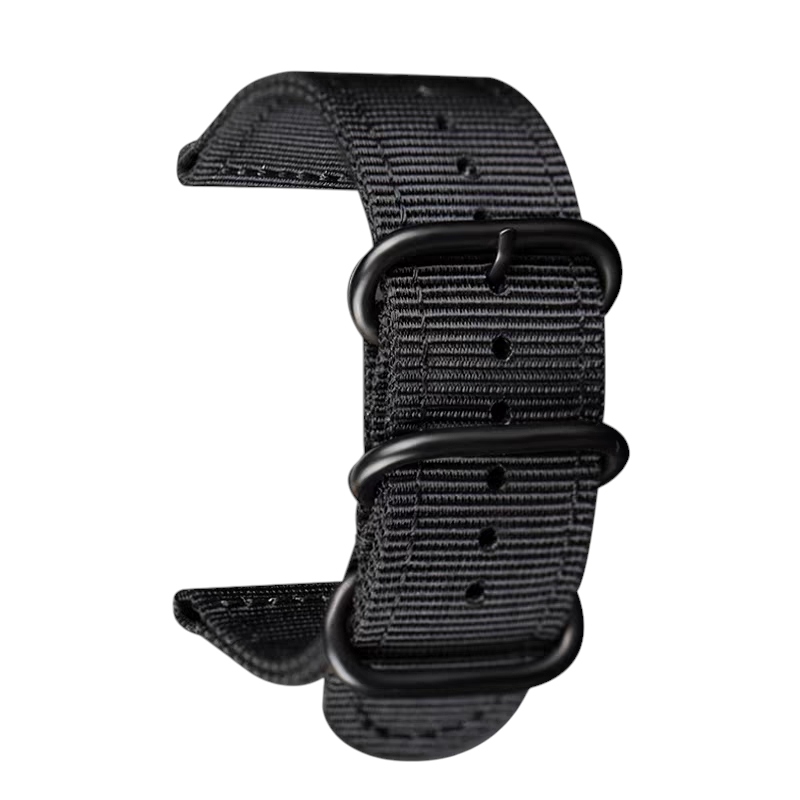 White Smoke Handmade Military-Spec Precision Woven Nylon Watch Strap for Seiko, Tudor, Rolex, Hamilton - Tactical Field Series - 18mm 20mm 22mm 24mm - Aethelgard