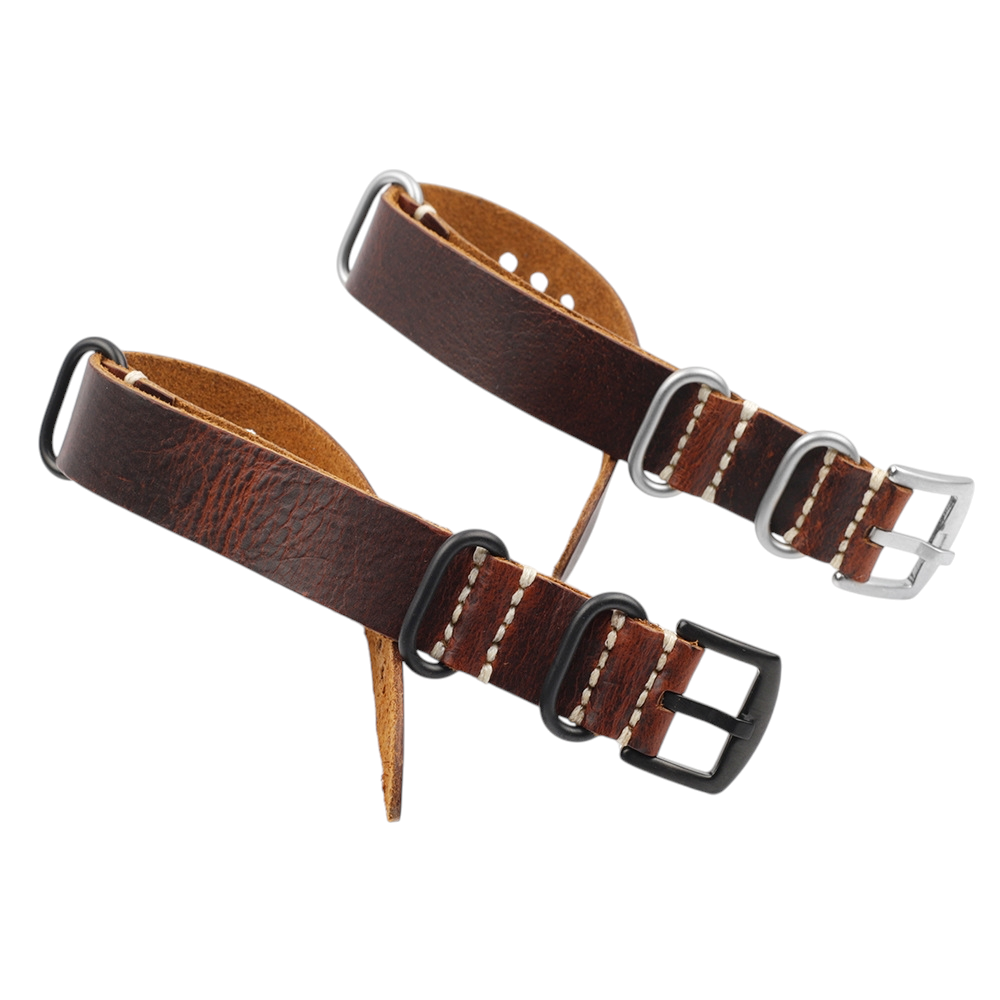 White Smoke Handmade Tectonic Cracked Earth Strap for Rolex, Omega, Seiko, IWC, Tudor, Hamilton, Cartier, Panerai, Breitling, Patek Philippe - Deep Texture Single-Pass Series - 18mm 20mm 22mm 24mm - Aethelgard
