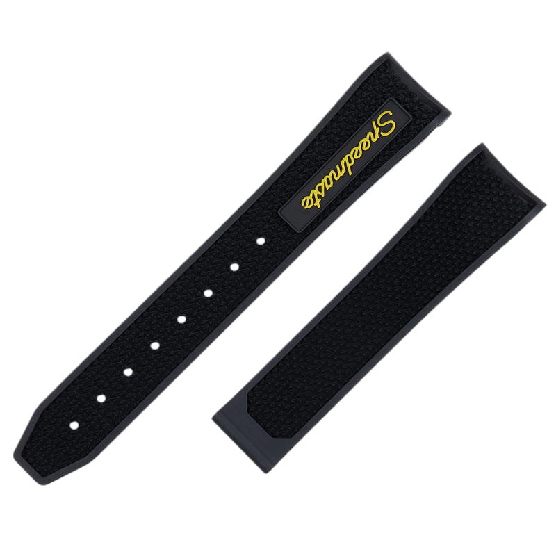 White Smoke Replacement Strap for Omega Seamaster 300 - Speedmaster Panda - Premium FKM Performance Rubber - Aethelgard Atelier