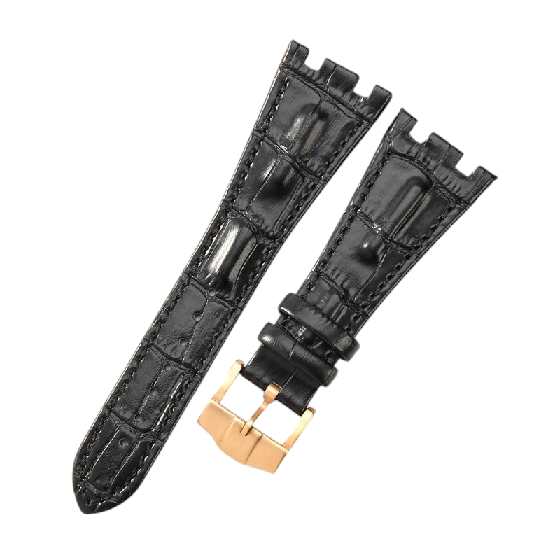 White Smoke Replacement Strap for Audemars Piguet Royal Oak Offshore 15710 - 15703 - 26470 - Premium Full-Grain Performance Leather - Aethelgard Atelier