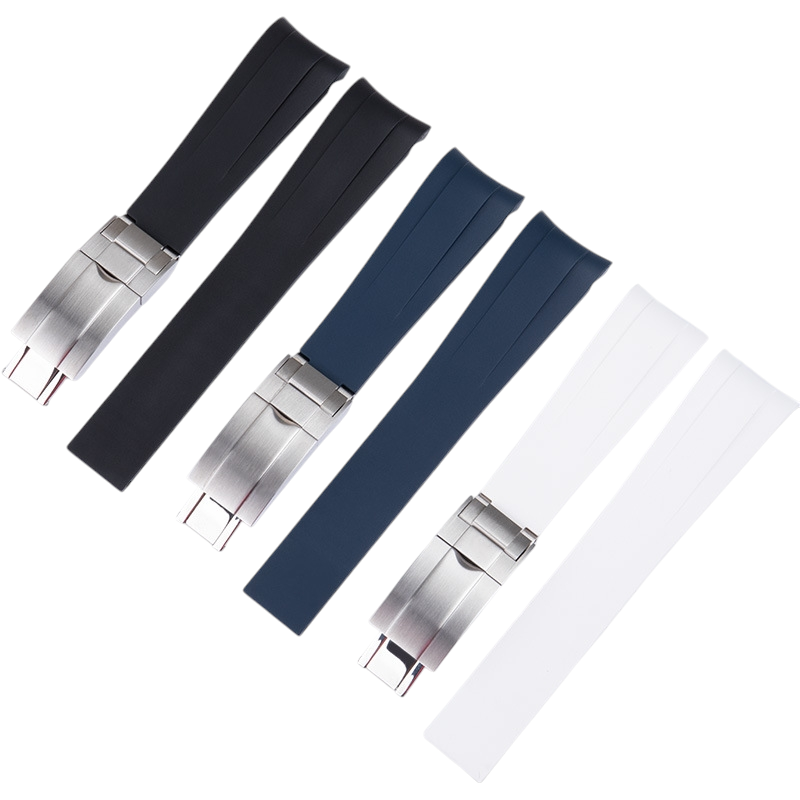 White Smoke Replacement Strap for Tudor Black Bay 58 - Ranger - GMT - Panda - Professional Grade FKM Fluororubber - Aethelgard Atelier