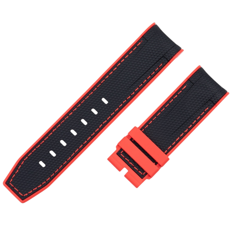 White Smoke Replacement Strap for Tudor Heritage Black Bay Bronze M79250 - Soft-Touch Liquid Silicone Rubber - Aethelgard Atelier