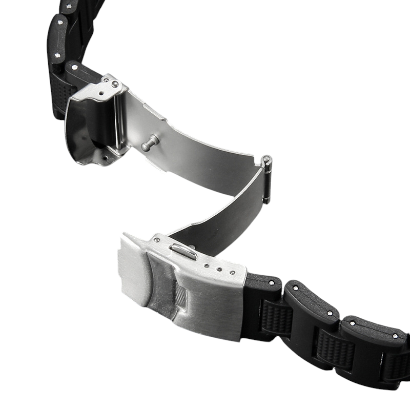 White Smoke Replacement Strap for Casio G-SHOCK Gravitymaster GW-A1100-GW4000-GA1000 - Composite Resin and Steel Hybrid - Aethelgard Atelier
