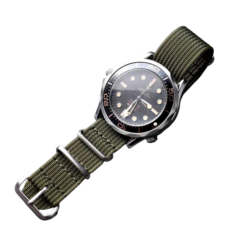 Handmade High-Density AGT Tactical Nylon Watch Strap for IWC, Panerai, Seiko, Omega - Advanced Field Series - 18mm 20mm 22mm 24mm - Aethelgard