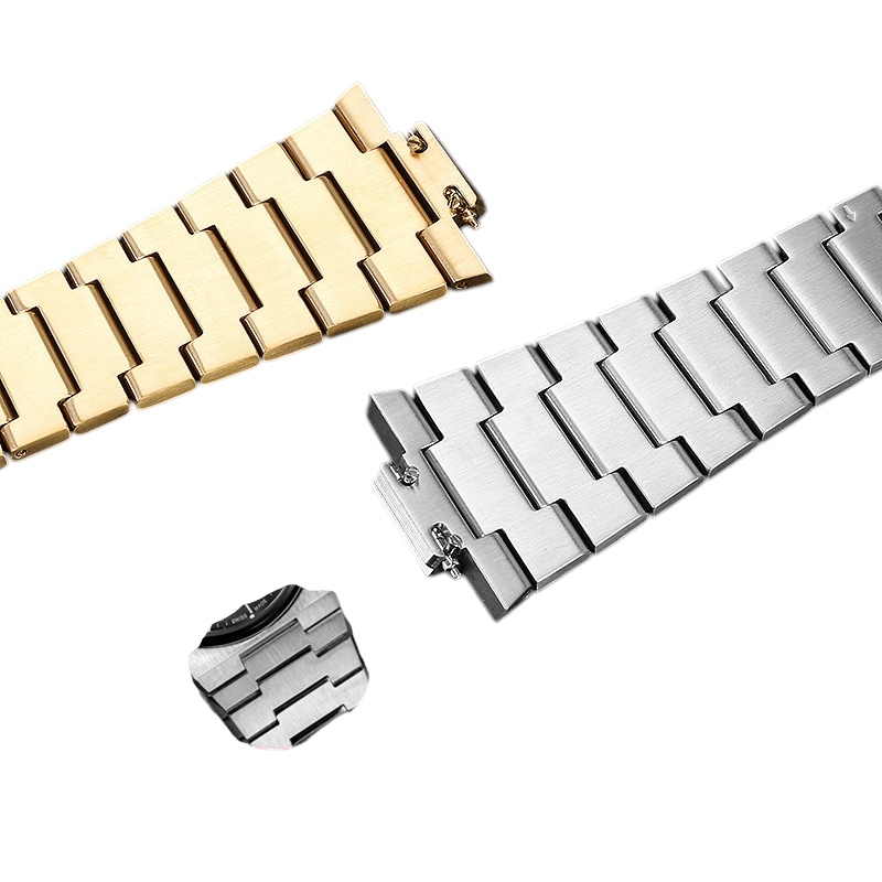 White Smoke Replacement Steel Strap for Tissot PRX Powermatic 80 T137-407-410 - Quick-Release Solid Stainless Steel - Aethelgard Atelier