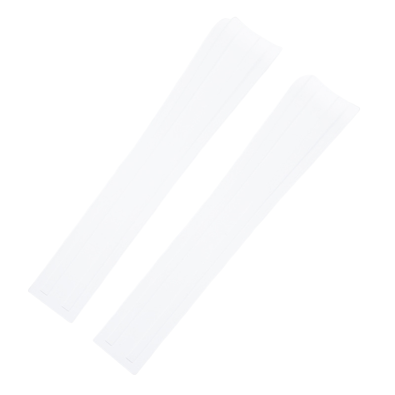White Smoke Replacement Strap for Tudor Black Bay 1958 Fifty-Eight 39mm - Cut-to-Fit FKM Rubber with Butterfly Clasp - Aethelgard Atelier