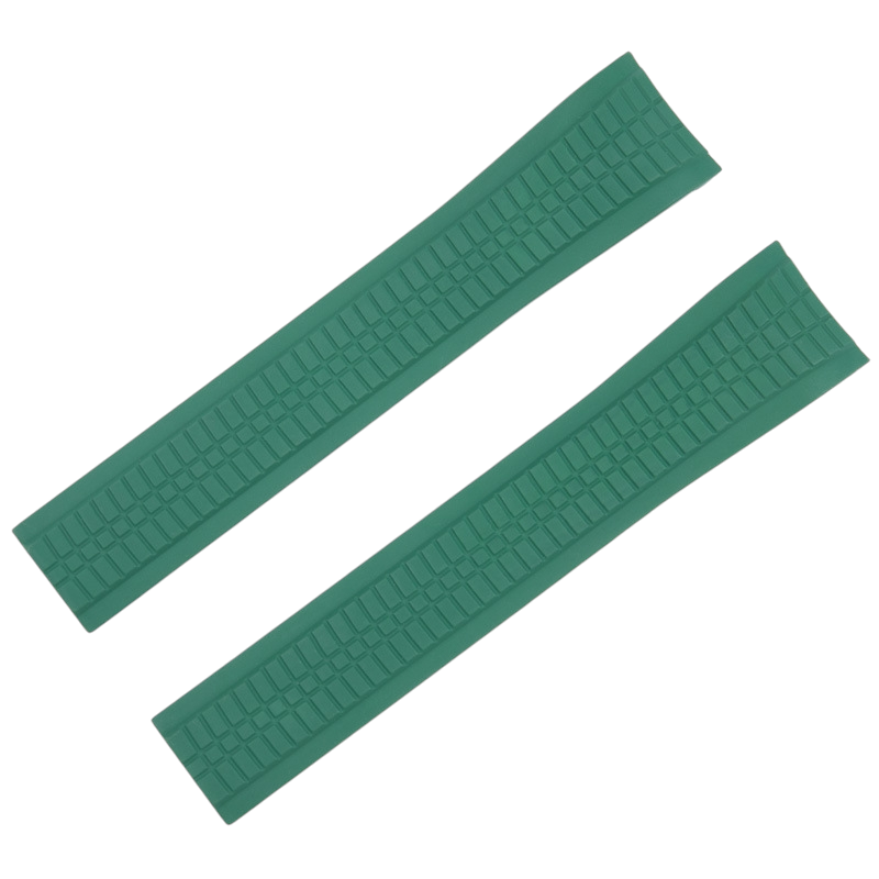 White Smoke Replacement Strap for Patek Philippe Aquanaut 5167 - 5164 Series - Bespoke High-Density FKM Rubber - Aethelgard Atelier