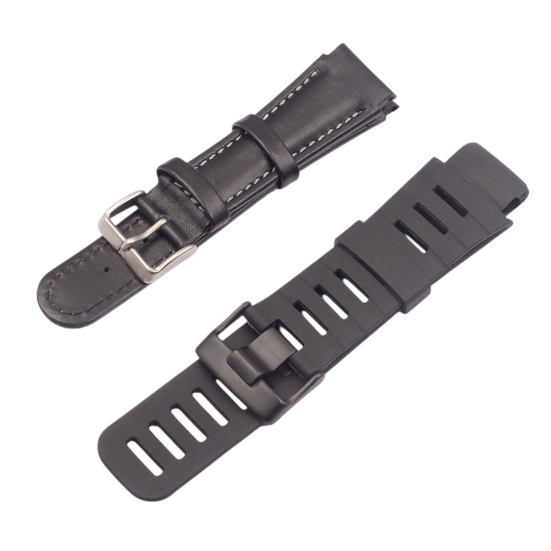 White Smoke Replacement Strap for Suunto X-Lander - Spartan - Landis Series - Premium Genuine Heritage Leather - Aethelgard Atelier