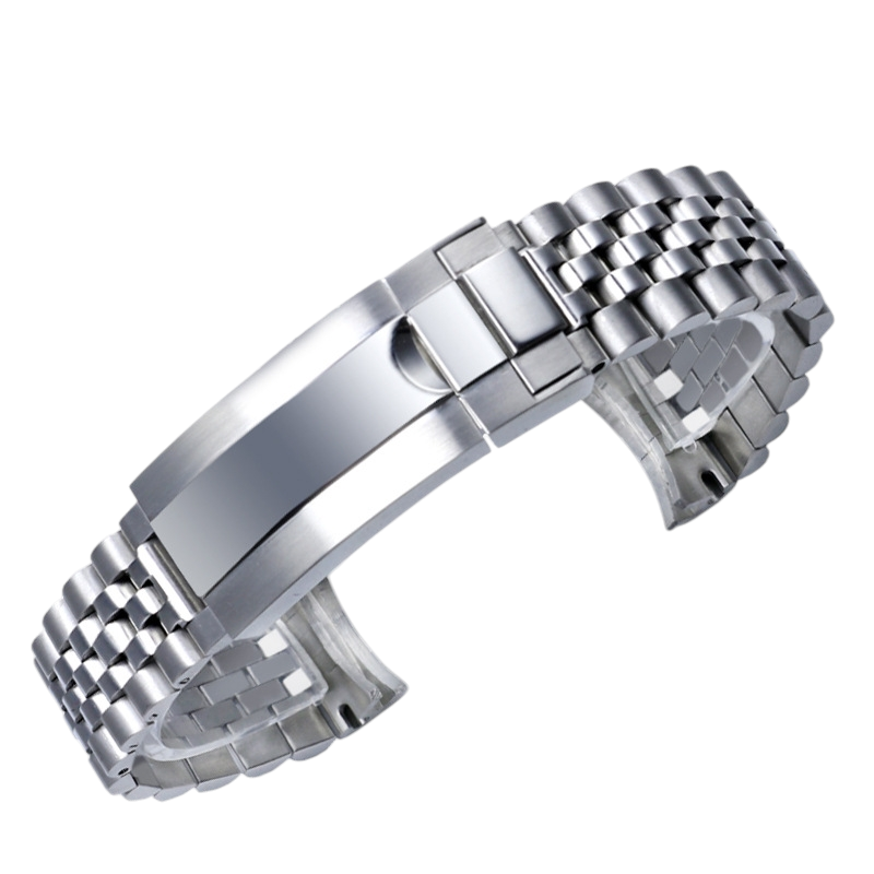 White Smoke Replacement Strap for Omega Seamaster - Planet Ocean 5-Link Series - Solid Fine-Polished 316L Stainless Steel - Aethelgard