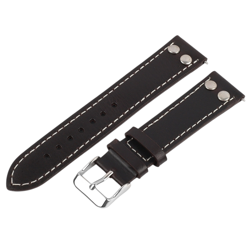 White Smoke Handmade Heritage Oil Wax Pull-Up Strap for Rolex, Omega, Seiko, IWC, Tudor, Hamilton, Cartier, Panerai, Breitling, Patek Philippe - Natural Patina Evolution Series - 18mm 20mm 22mm 24mm - Aethelgard