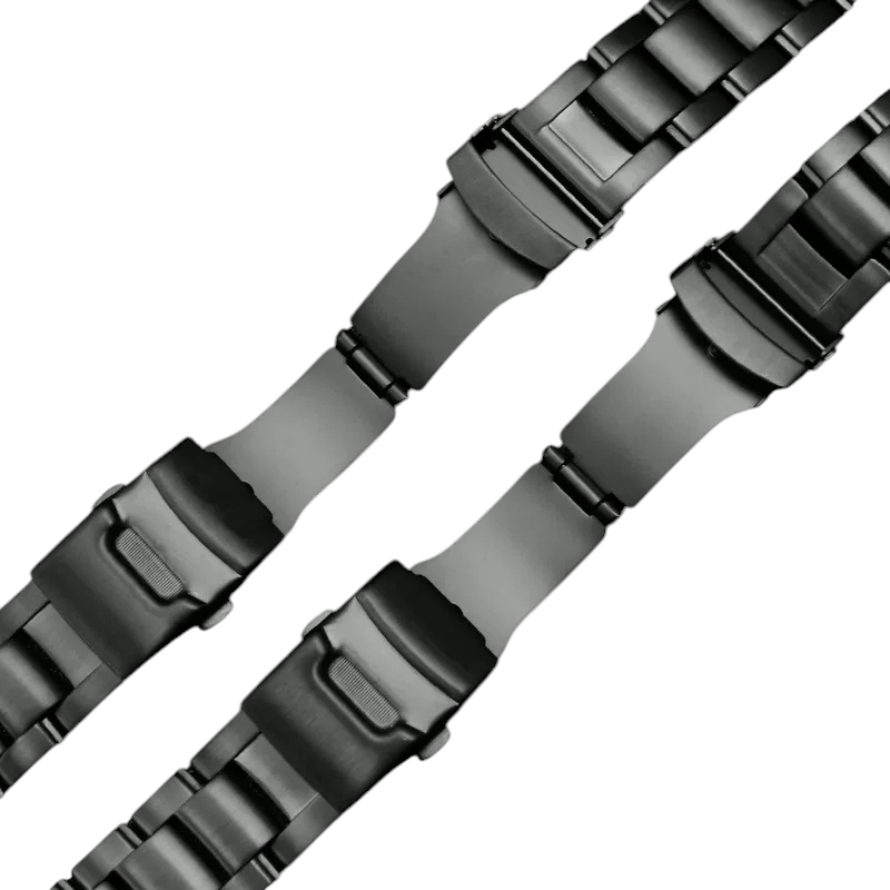 White Smoke Replacement Strap for Casio G-SHOCK Gravitymaster GA-1000-1100 GW-A1000-A1100 | Impact-Resistant Solid PVD Stainless Steel | Aethelgard Atelier