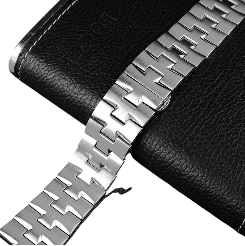 White Smoke Replacement Steel Strap for Vacheron Constantin Overseas 47660-000G-9829 Series - Architectural Solid 316L Stainless Steel - Aethelgard