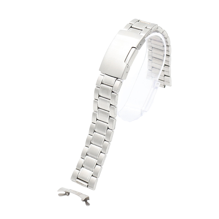 White Smoke Replacement Strap for Rolex-Tudor-Seiko Classic 5-Link Hollow-Segment Series - Lightweight High-Tensile Stainless Steel - Aethelgard