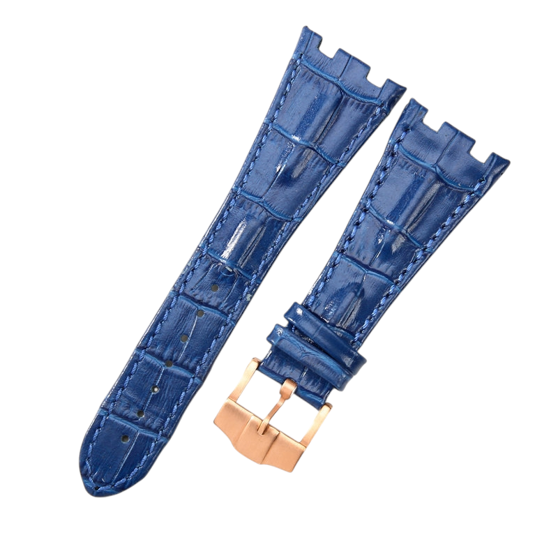 White Smoke Replacement Strap for Audemars Piguet Royal Oak Offshore 15710 - 15703 - 26470 - Premium Full-Grain Performance Leather - Aethelgard Atelier