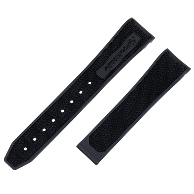 White Smoke Replacement Strap for Omega Seamaster 300 - Speedmaster Panda - Premium FKM Performance Rubber - Aethelgard Atelier