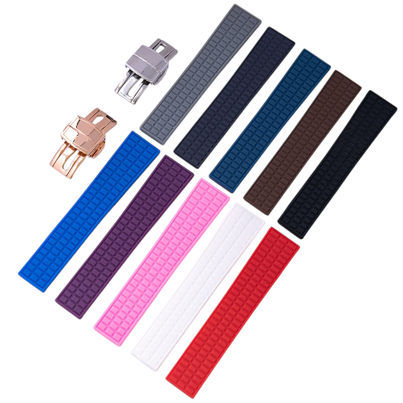 White Smoke Replacement Strap for Patek Philippe Aquanaut 5067A-001 Series - High-Density Waterproof Silicone Rubber - Aethelgard Atelier