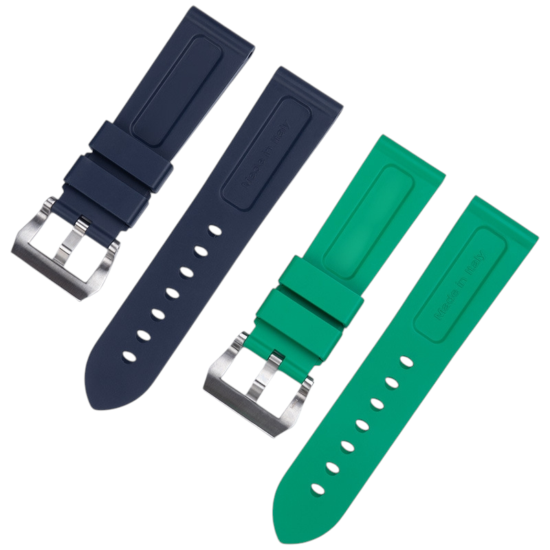 White Smoke Replacement Strap for Panerai Luminor - Submersible PAM441 - PAM111 - FKM Rubber - Aethelgard